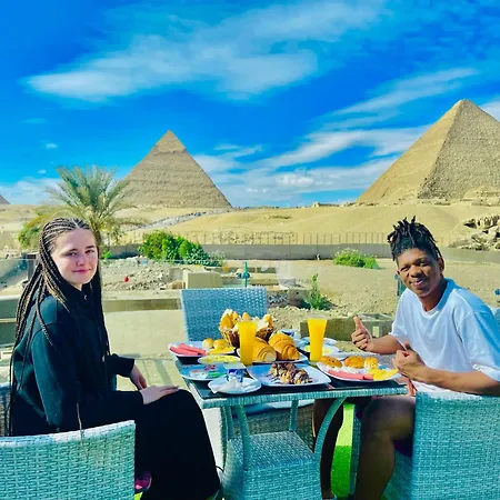 Hotel Blue Scarab Pyramids View